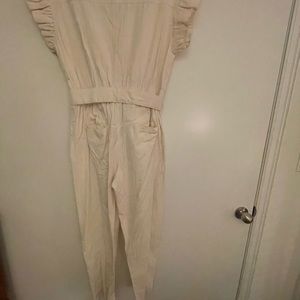 MIOU MUSE creamy colored jumpsuit. NWT